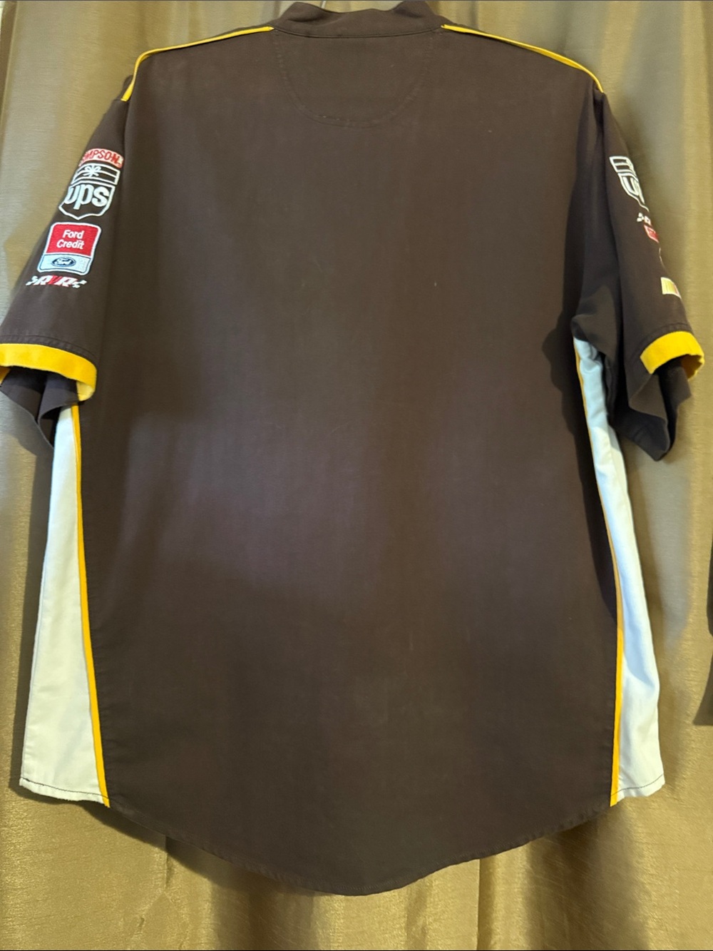 Chase Authentics UPS Brown Short Sleeve Racing Shirt - Picture 9 of 9